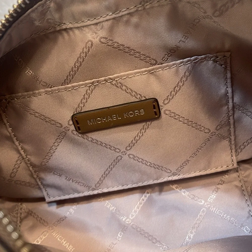 Michael by Michael Kors Brown Avra Convertible Sling Crossbody bag